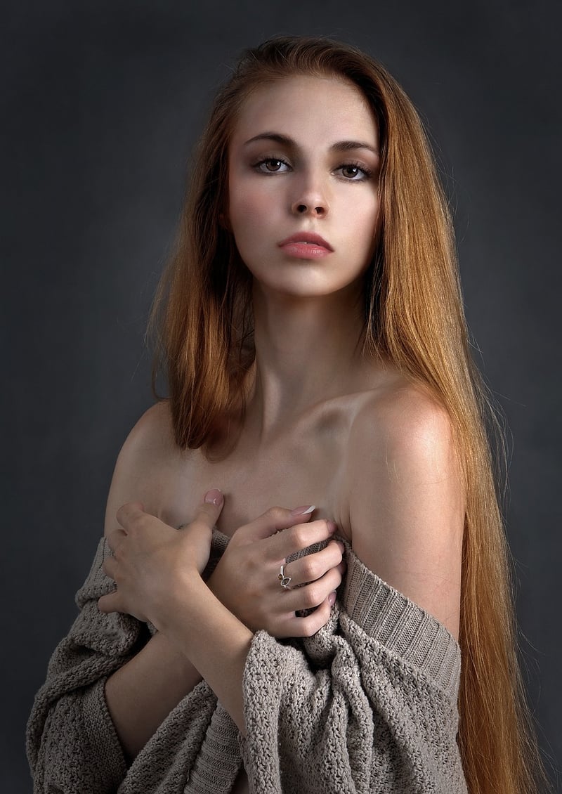 Fashionable woman with accessories